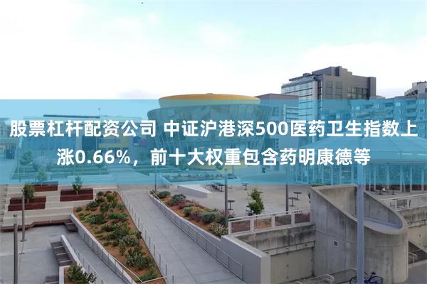 股票杠杆配资公司 中证沪港深500医药卫生指数上涨0.66%，前十大权重包含药明康德等