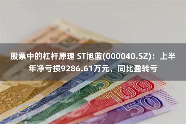 股票中的杠杆原理 ST旭蓝(000040.SZ)：上半年净亏损9286.61万元，同比盈转亏