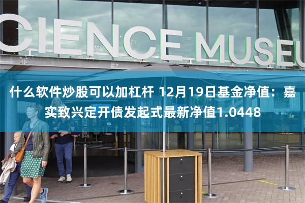 什么软件炒股可以加杠杆 12月19日基金净值：嘉实致兴定开债发起式最新净值1.0448