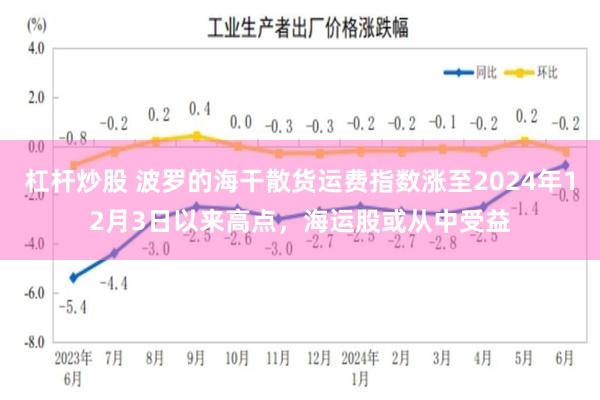 杠杆炒股 波罗的海干散货运费指数涨至2024年12月3日以来高点，海运股或从中受益