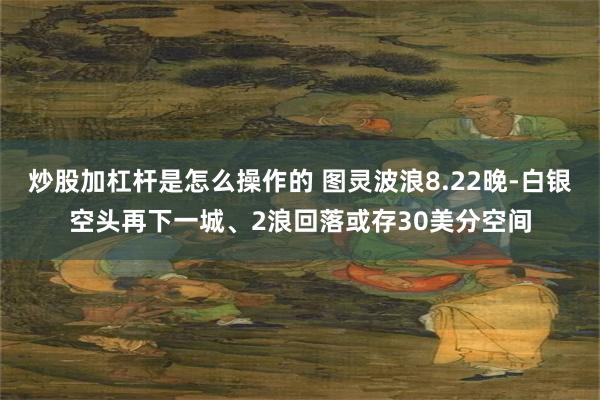 炒股加杠杆是怎么操作的 图灵波浪8.22晚-白银空头再下一城、2浪回落或存30美分空间