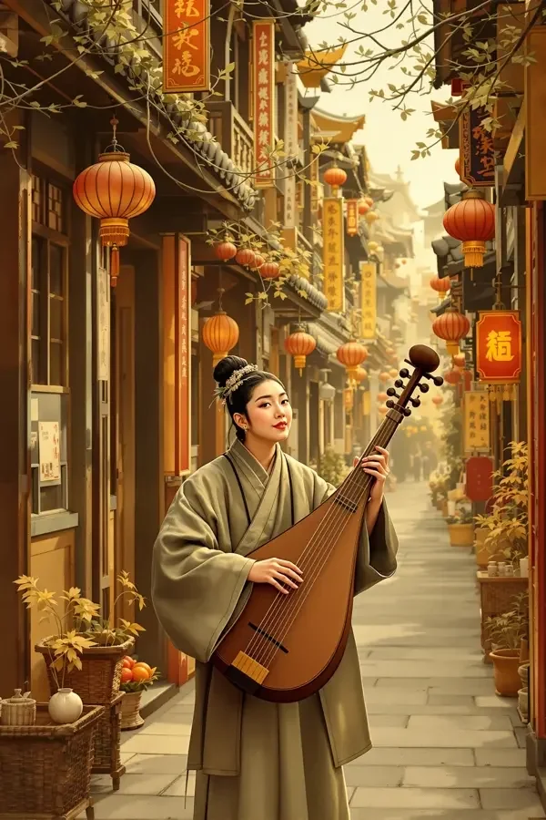 弄堂深处的评弹 电影海报