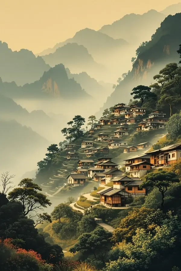 山那边的人家 电影海报