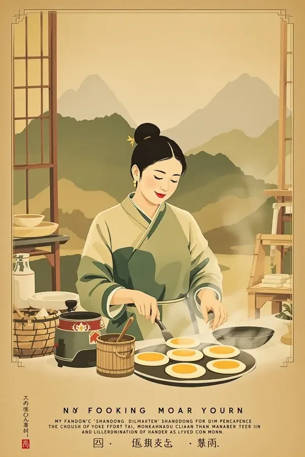 泰山脚下的煎饼 电影海报